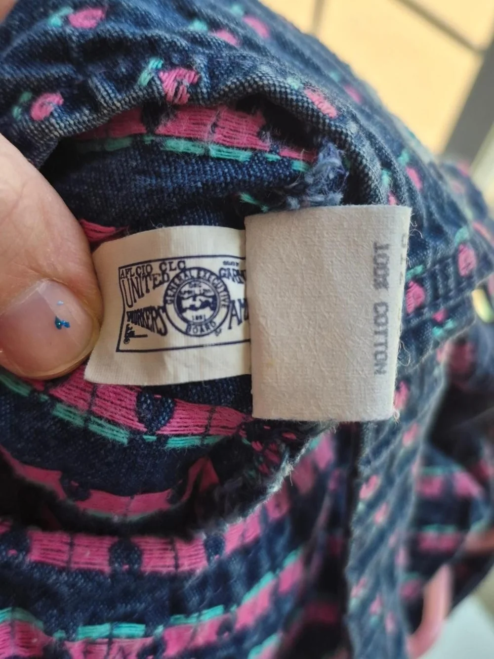 OshKosh B'gosh Dark Blue Denim Overalls with Pink Heart Print